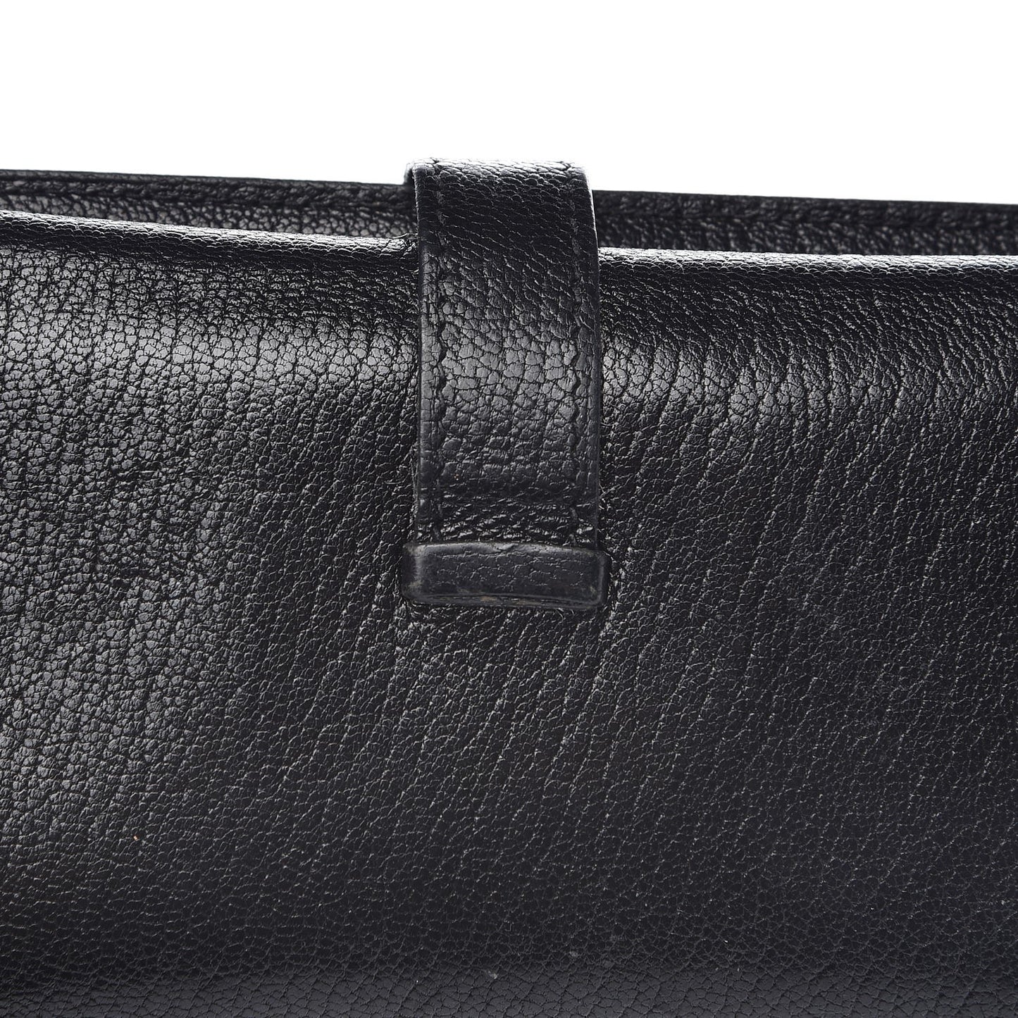 Chevre Mysore Tri-Fold Bearn Wallet Black