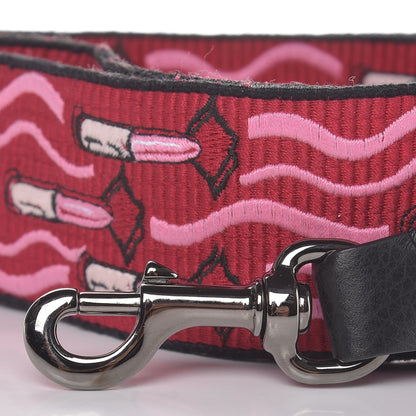 Valentino Garavani Canvas Lipstick Embroidered Rockstud Guitar Strap Multicolor 2 of 5