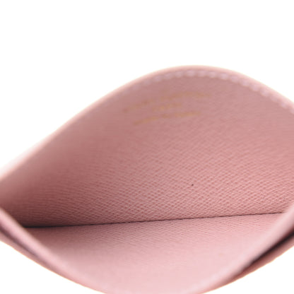 Louis Vuitton Damier Ebene Studded Card Holder Rose Ballerine 5 of 8