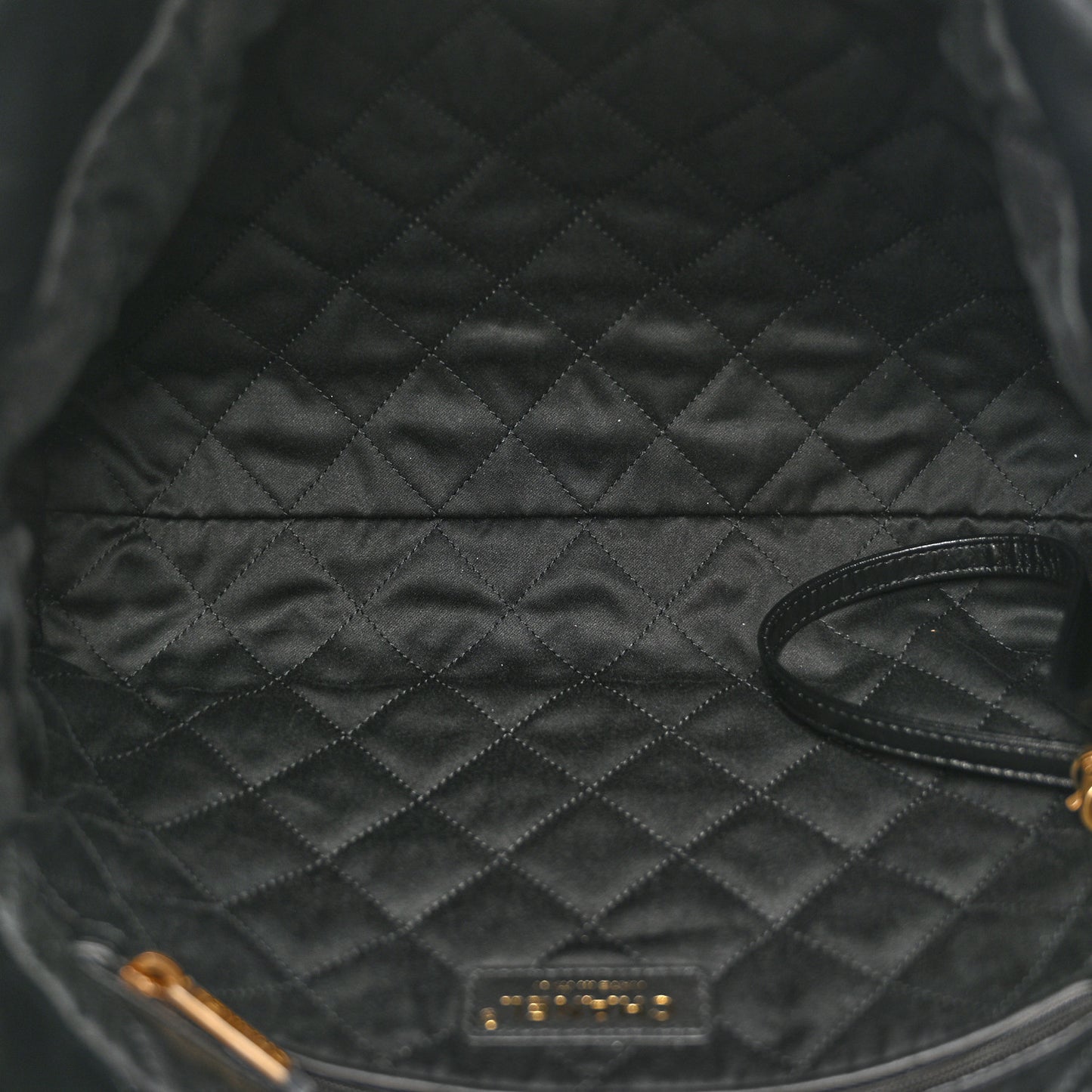 Shiny Calfskin Quilted Small Chanel 22 Black