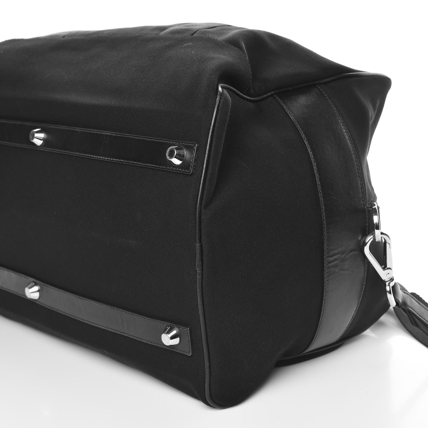 Prada Neoprene Duffle Black 12 of 14