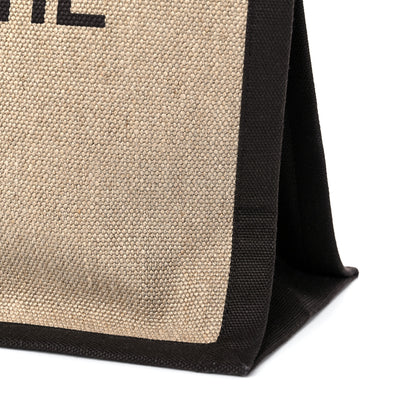 Saint Laurent Linen Calfskin Rive Gauche Tote Natural 12 of 16