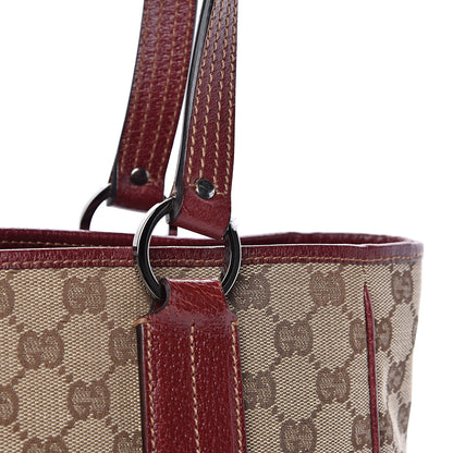 Gucci Monogram Medium Tote Red 11 of 11