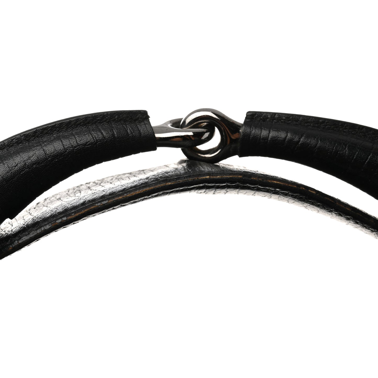 Monogram Large Horsebit Chain Hobo Black