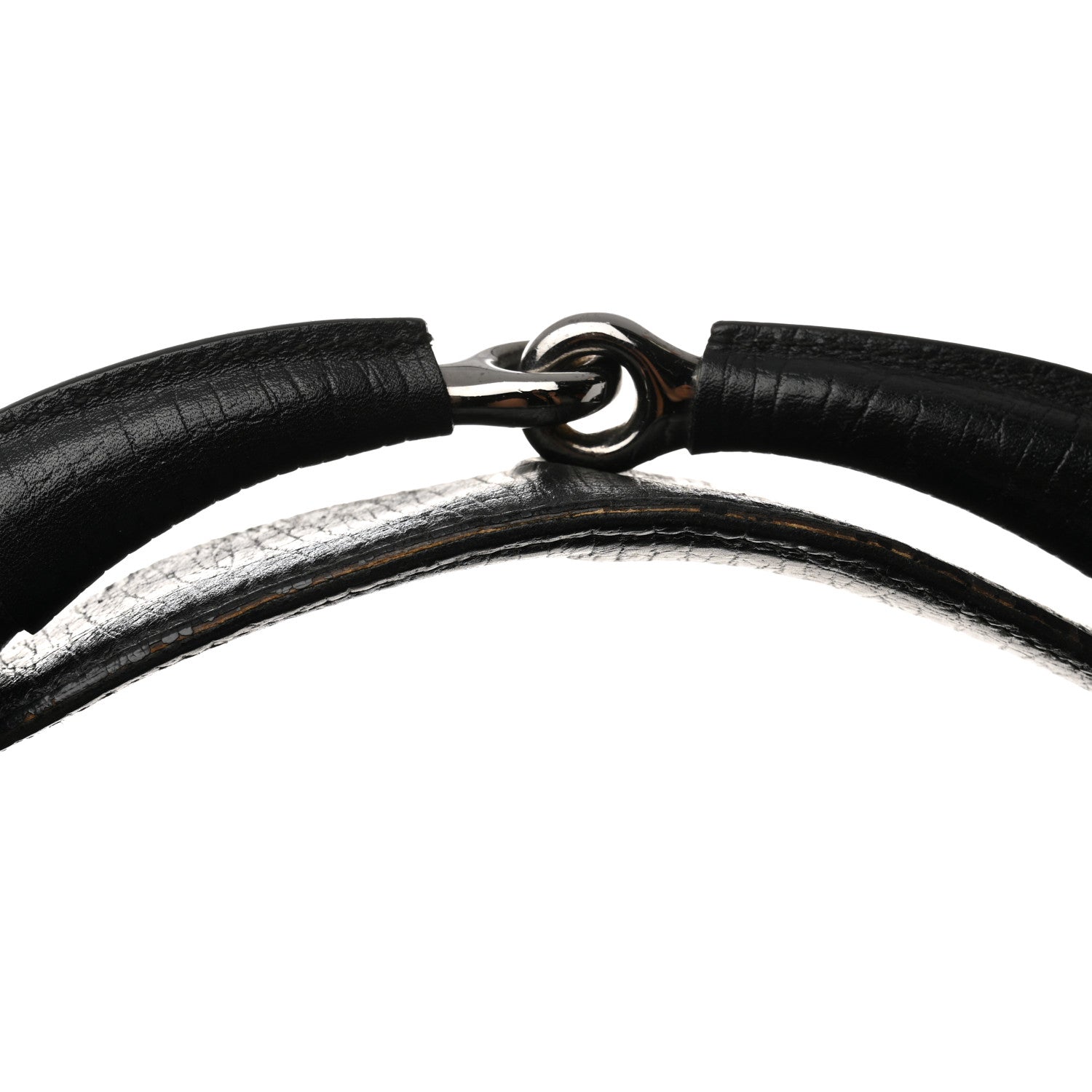 Gucci Monogram Large Horsebit Chain Hobo Black 14 of 15