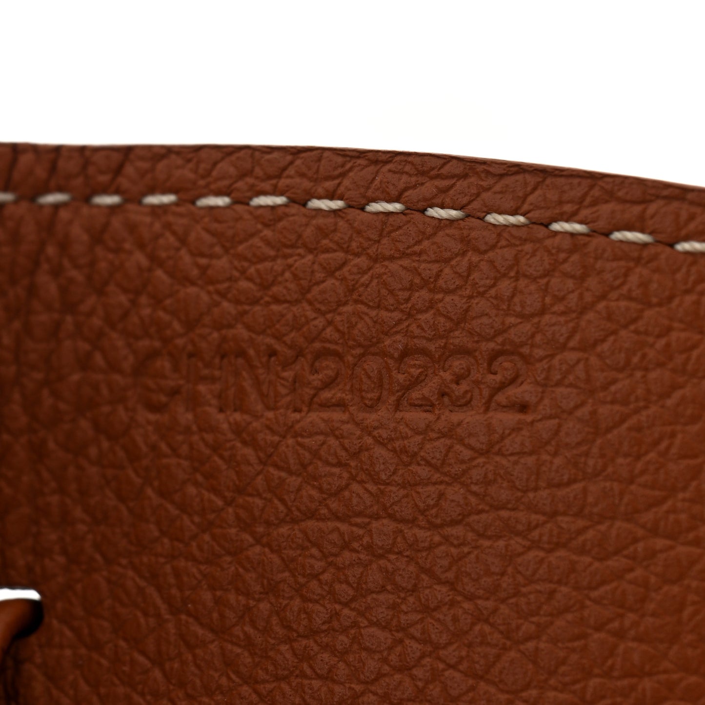 Calfskin Bag Clip Gold