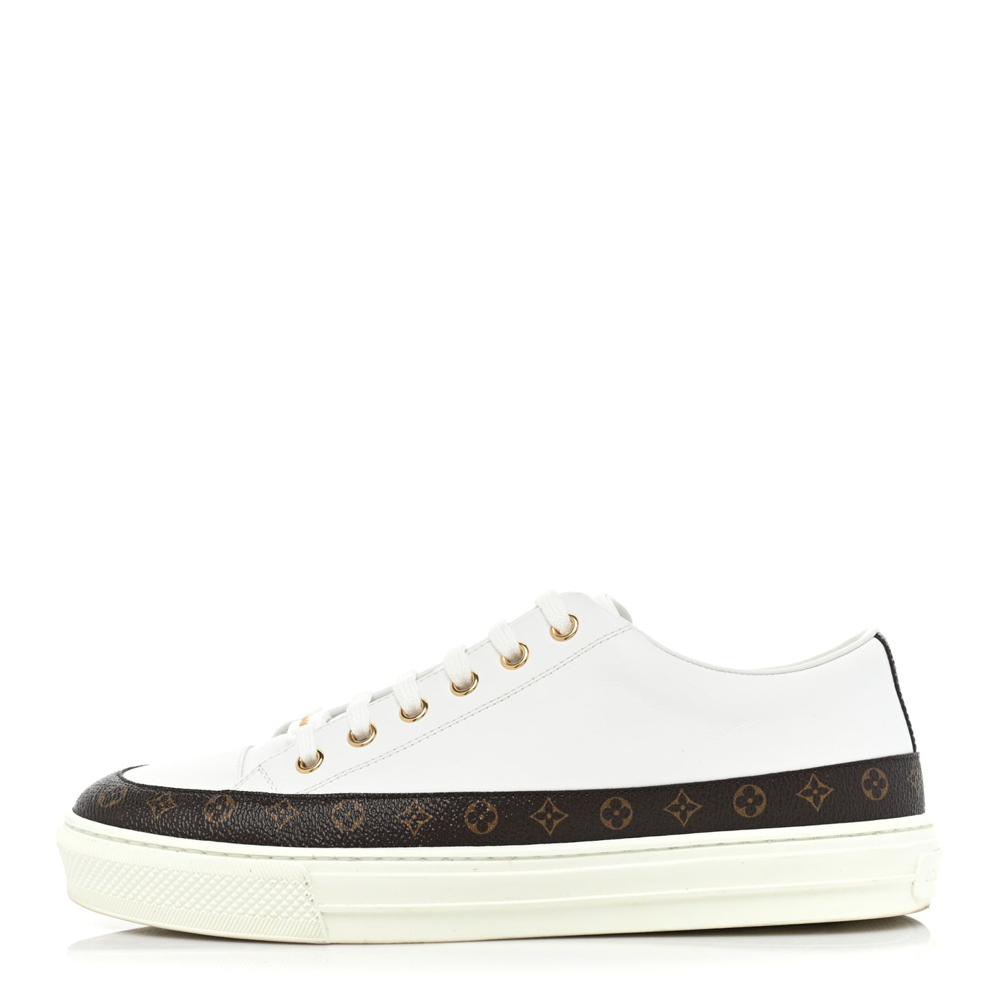 Monogram Womens Stellar Sneakers 39.5 White