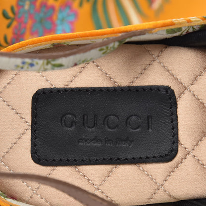 Gucci Velvet Silk Embellished Platform Detachable Slide 37 Tibet Red 12 of 16