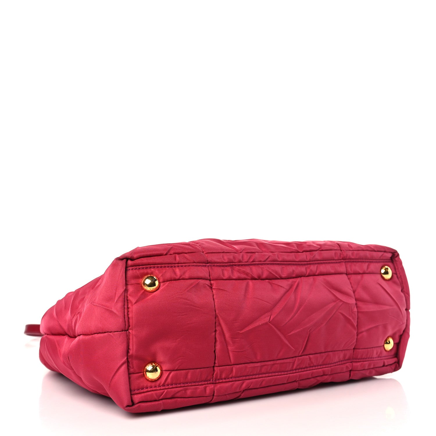 Prada Crispy Nylon Shopping Tote Ibisco 4 of 9