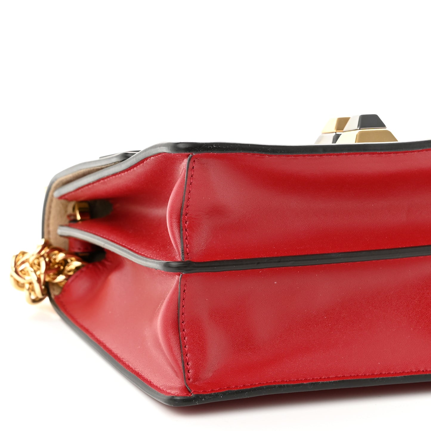 Vitello Liberty Monster Eyes Small Kan I Shoulder Bag Fragola