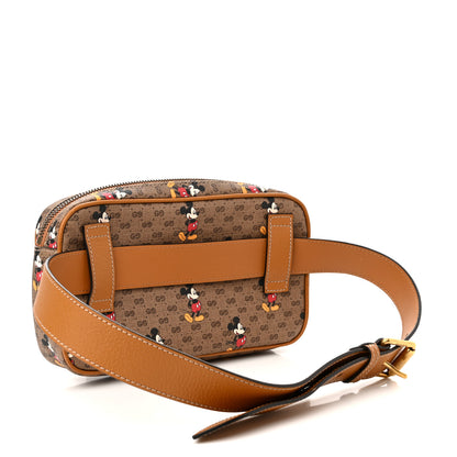 Gucci X DISNEY Mini Vintage GG Supreme Monogram Mickey Mouse Small Belt Bag 90 36 Beige Vintage Sun Oil 3 of 12