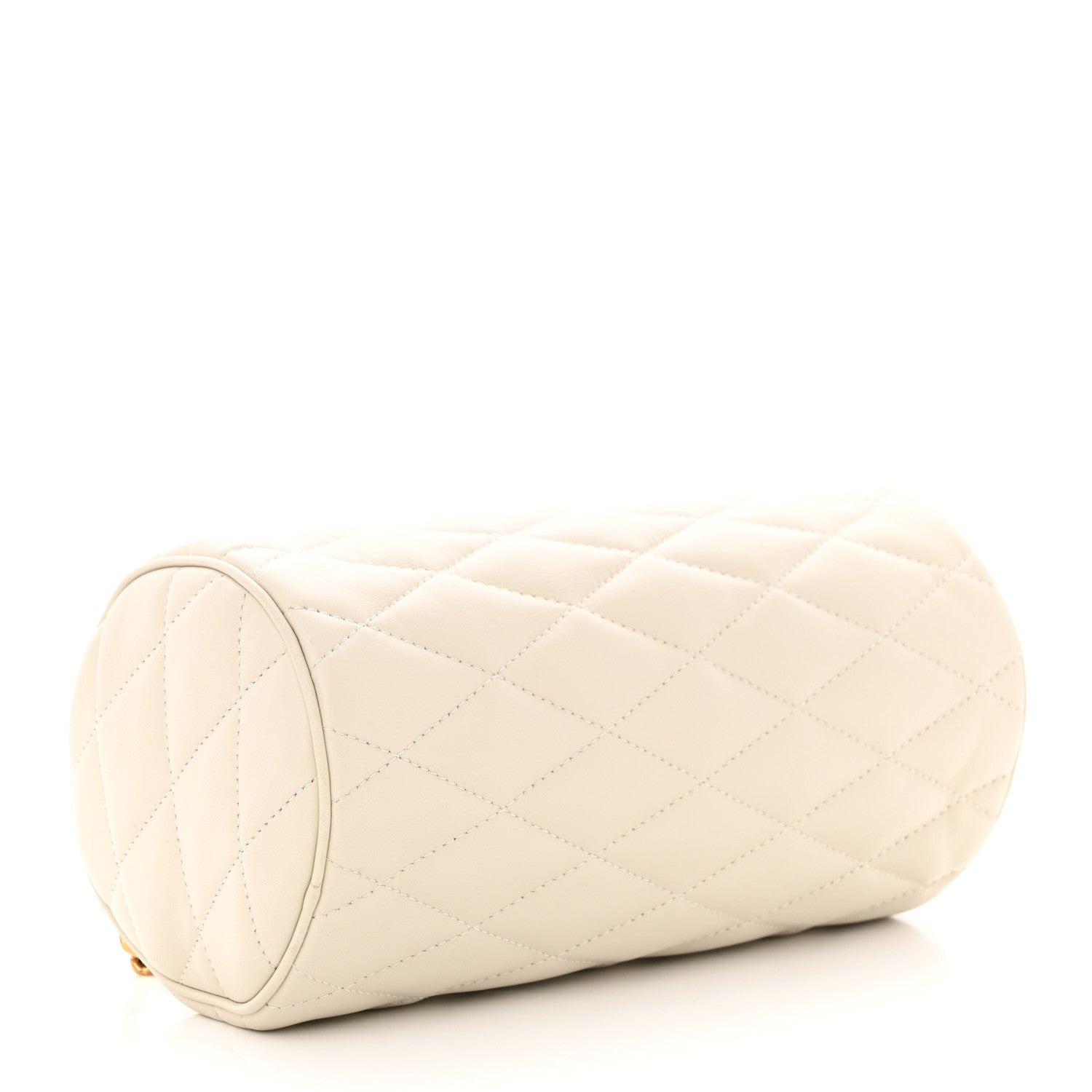Saint Laurent Lambskin Monogram Small Sade Tube Bag Blanc Vintage 4 of 10