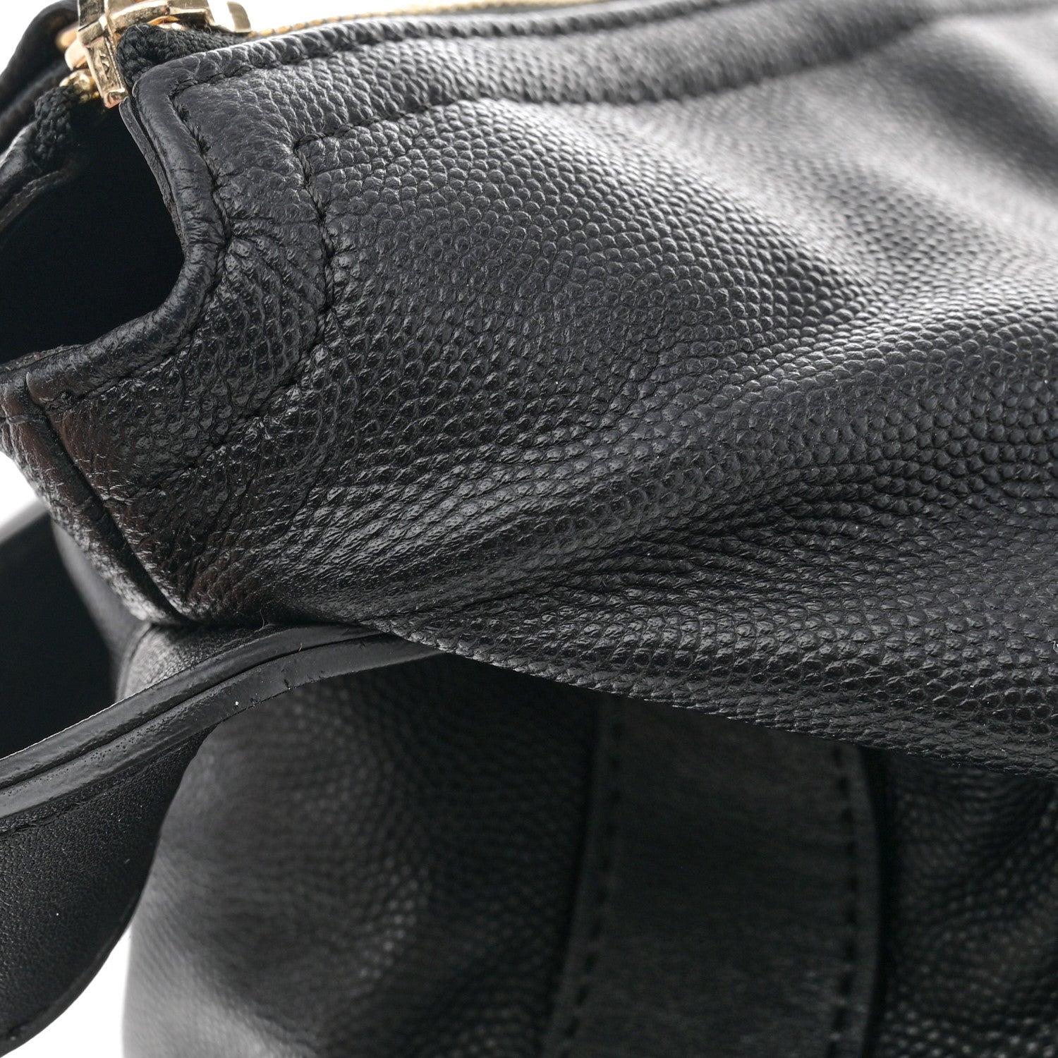 Chanel Caviar Lambskin Quilted Casual Style Hobo Black 11 of 12