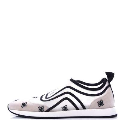 Fendi Mesh FF Karligraphy Slip On Sneakers 37.5 White 1 of 9