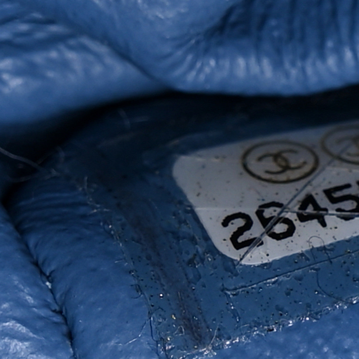 Denim Braided Medium Flap Bag Light Blue