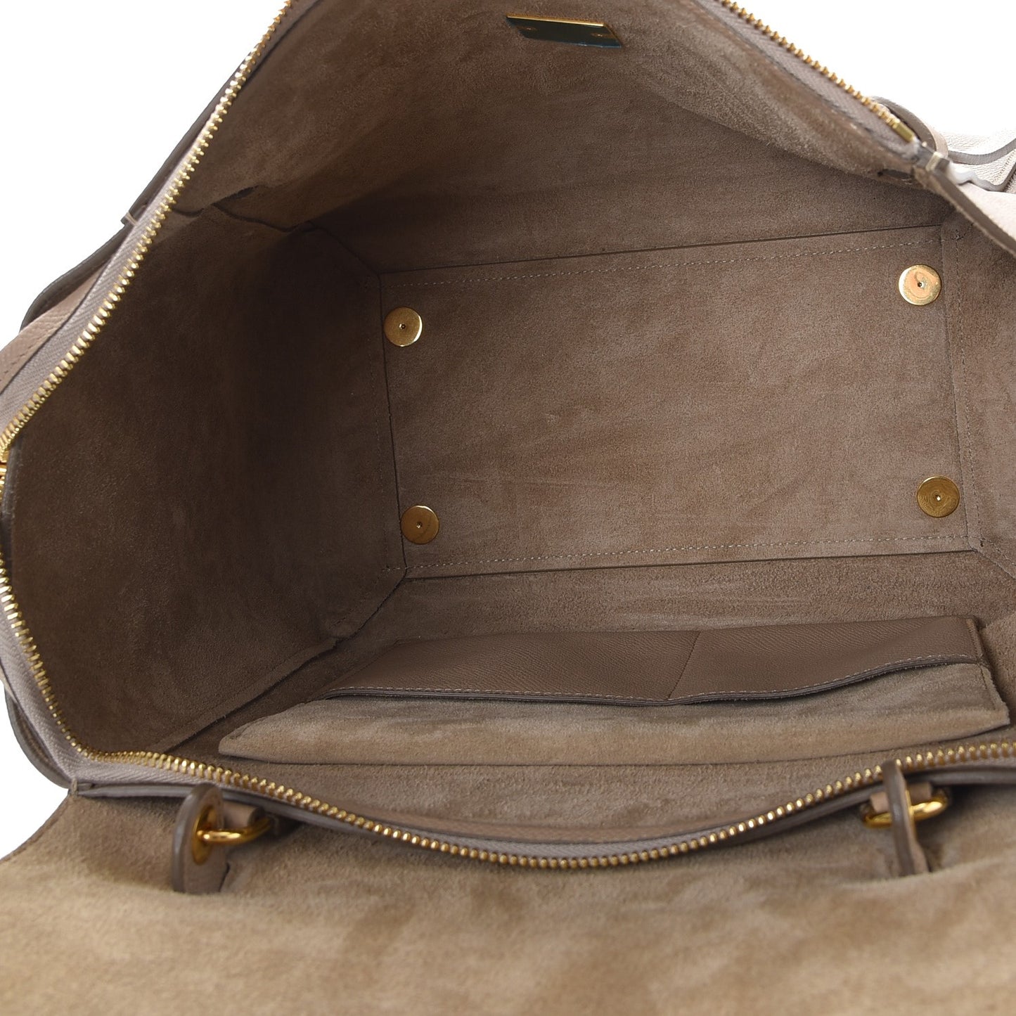 Grained Calfskin Mini Belt Bag Light Taupe