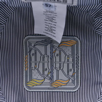 Hermes Cotton Canvas Eden Bucket Hat 57 Marine 8 of 9