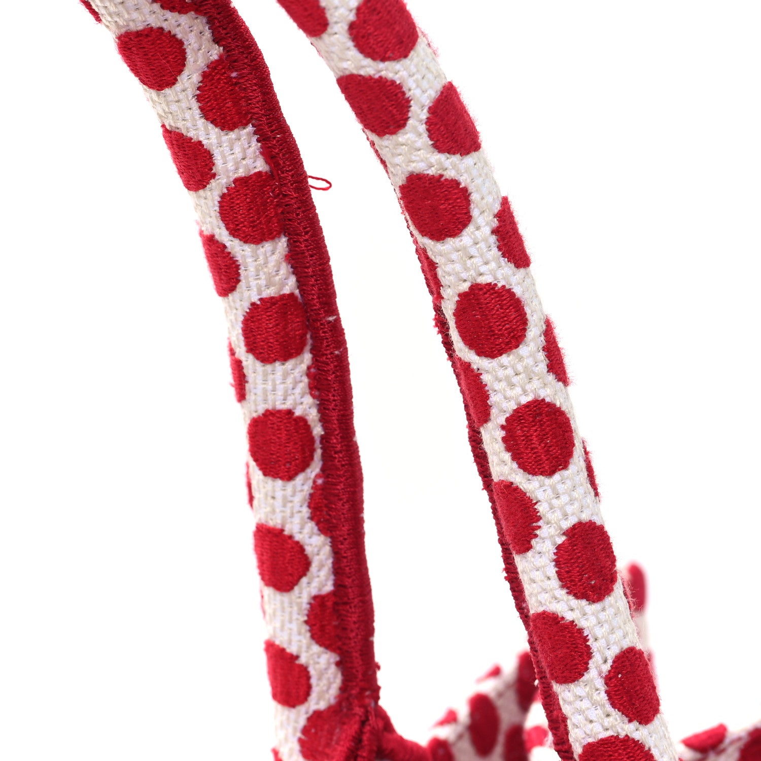 Christian Dior Canvas Medium DiorAmour Dots Book Tote Red 12 of 12