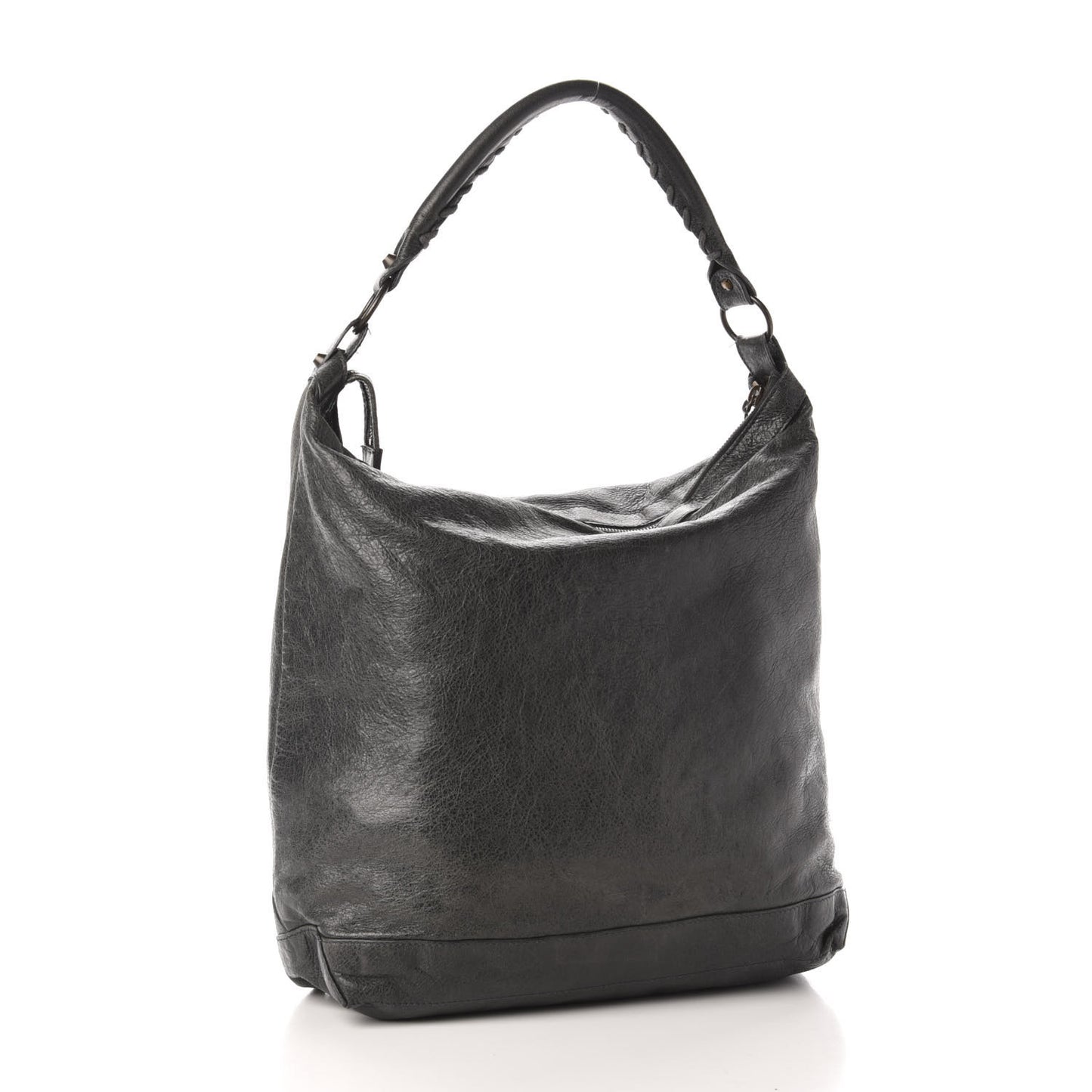 Agneau Classic Hardware Day Hobo Anthracite