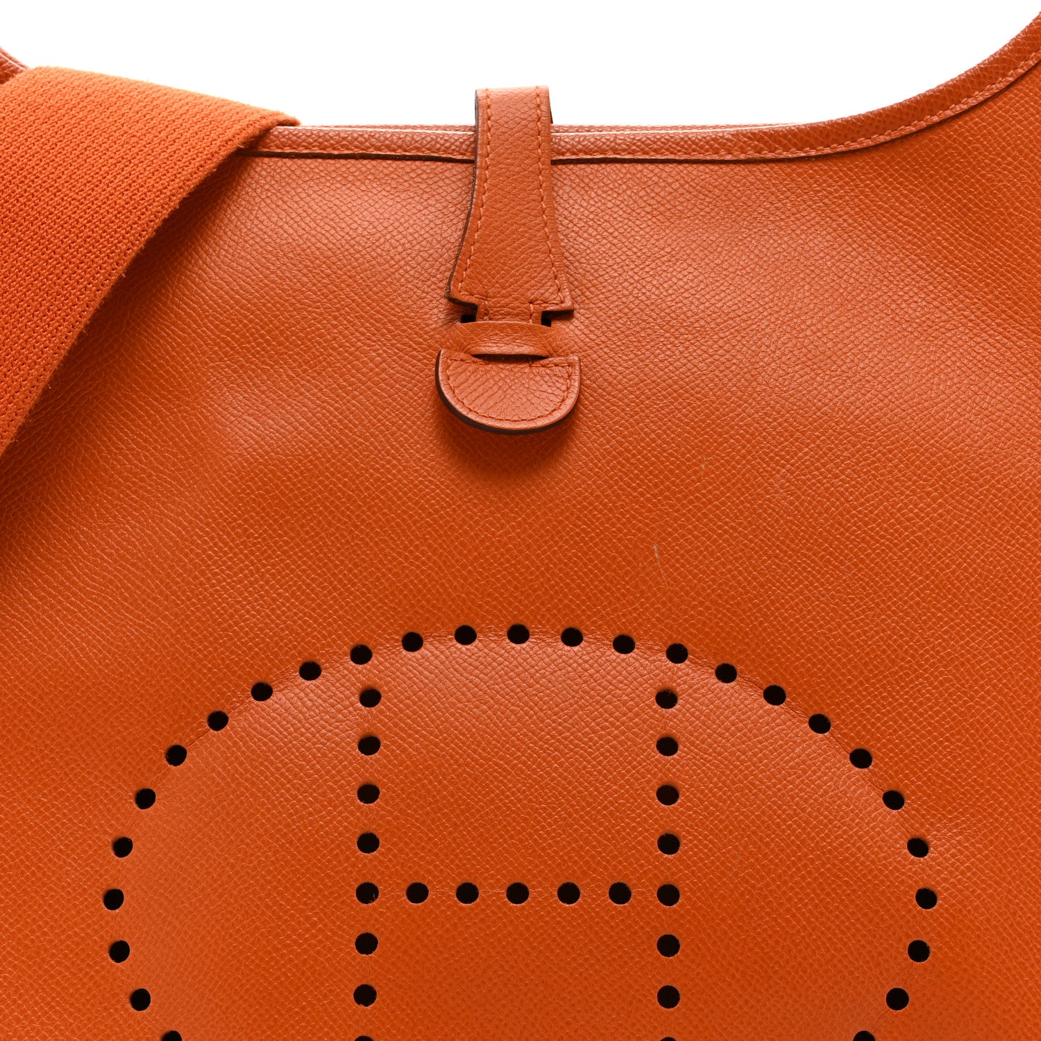 Hermes Epsom Evelyne PM Orange 8 of 10