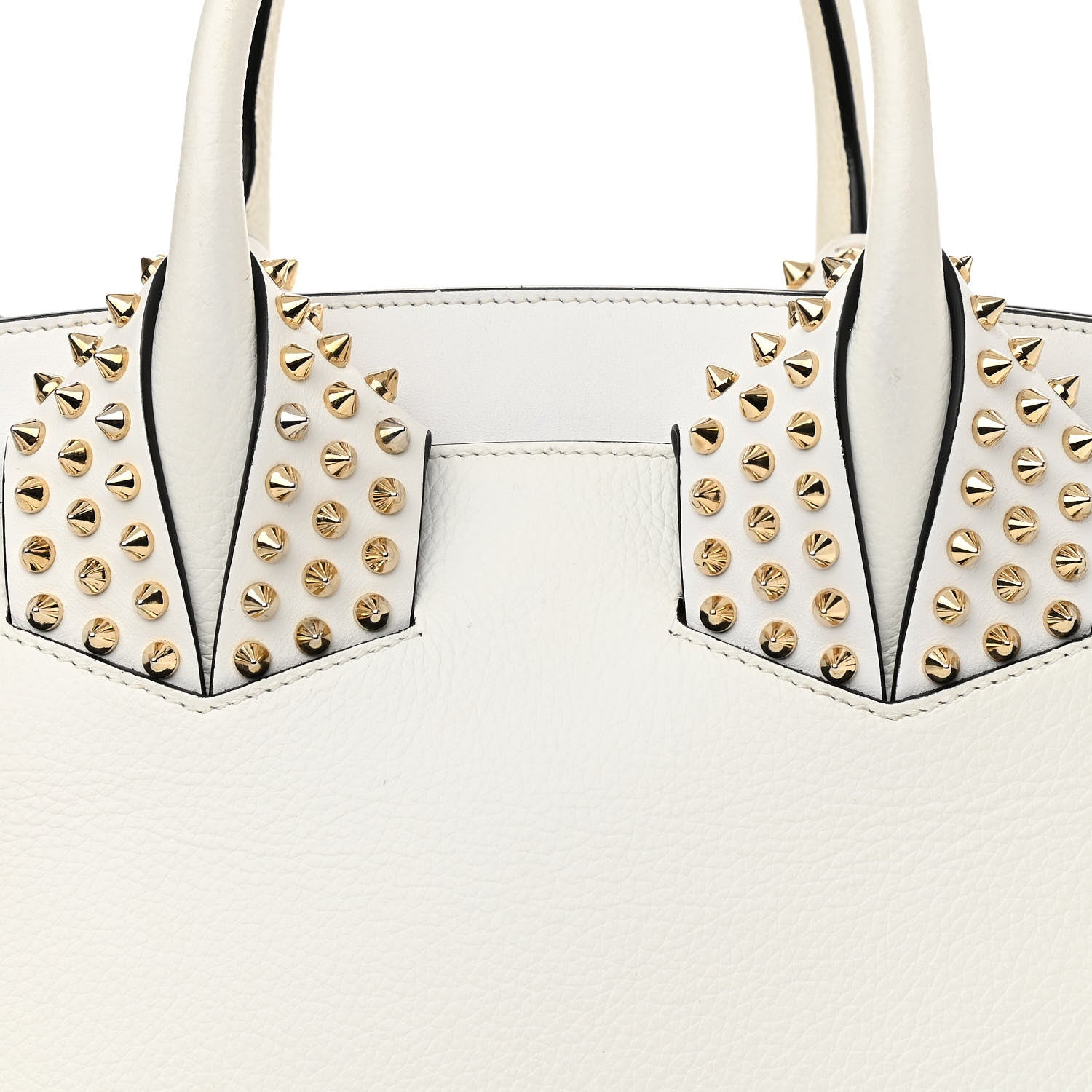 Christian Louboutin Calfskin Small Eloise Tote White 8 of 19