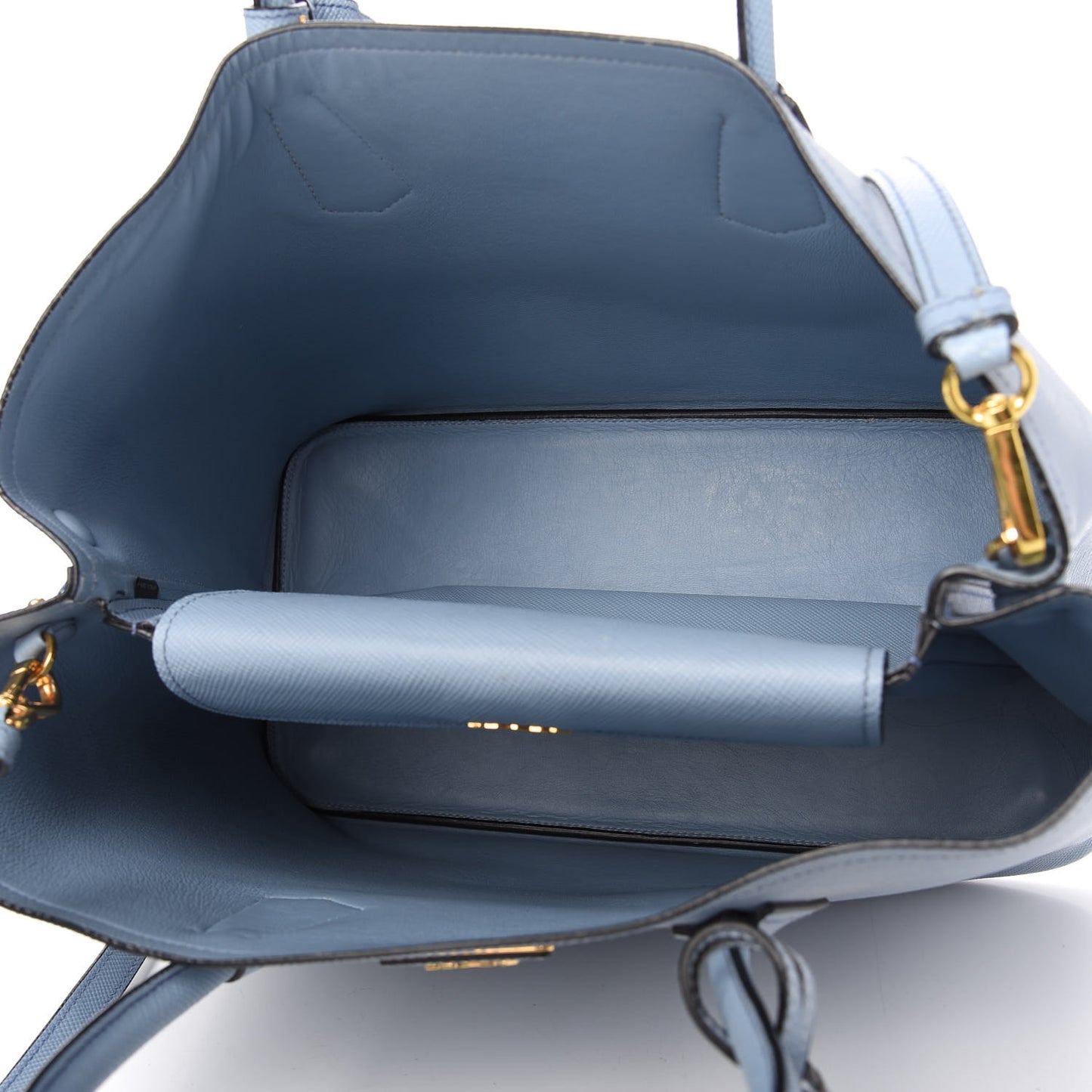 Saffiano Cuir Large Double Bag Astrale