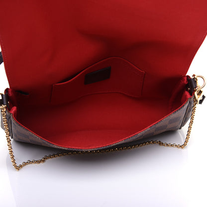 Louis Vuitton Damier Ebene Favorite MM 5 of 15