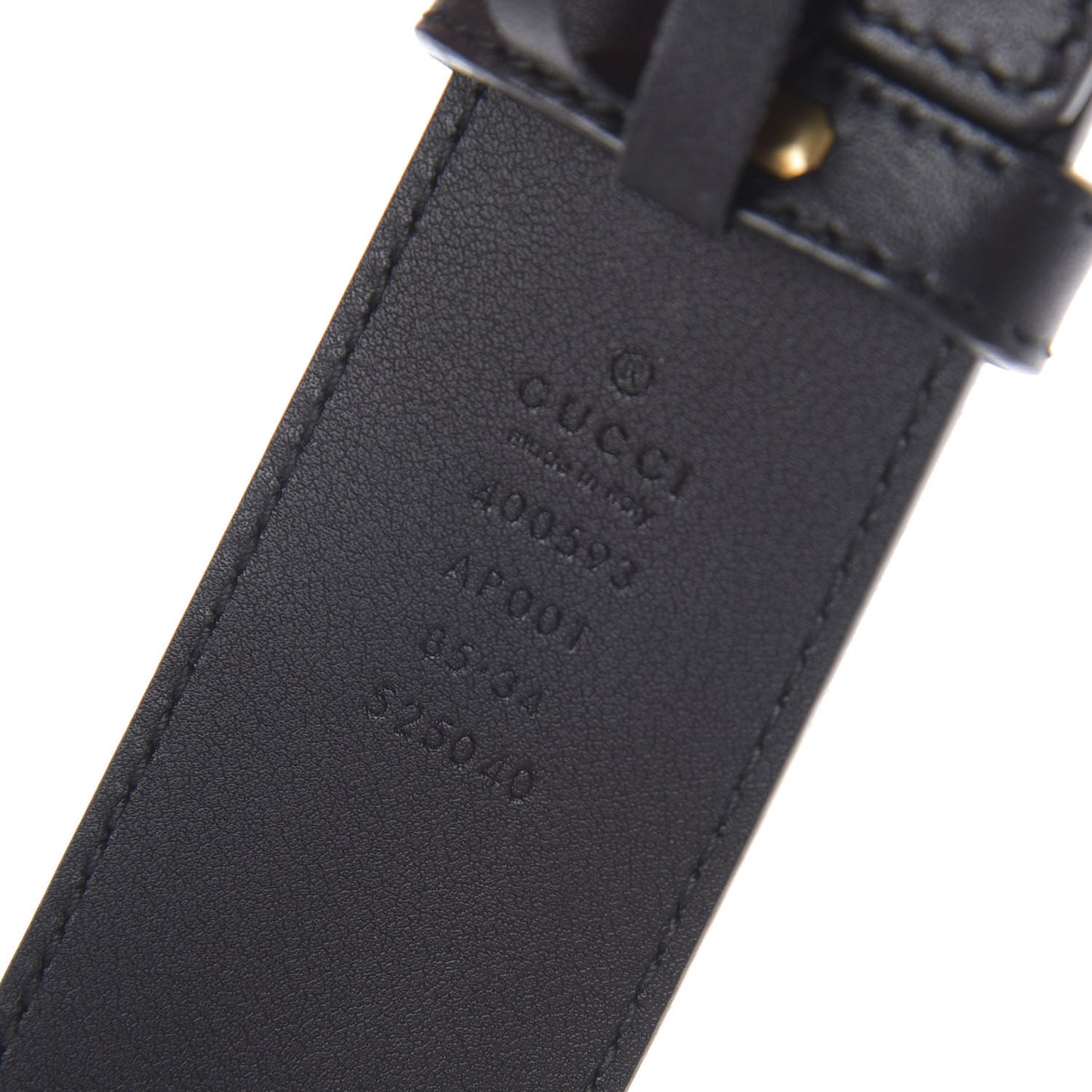 Calfskin Double G 40mm Belt 85 34 Black