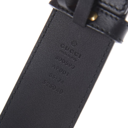 Gucci Calfskin Double G 40mm Belt 85 34 Black 3 of 5