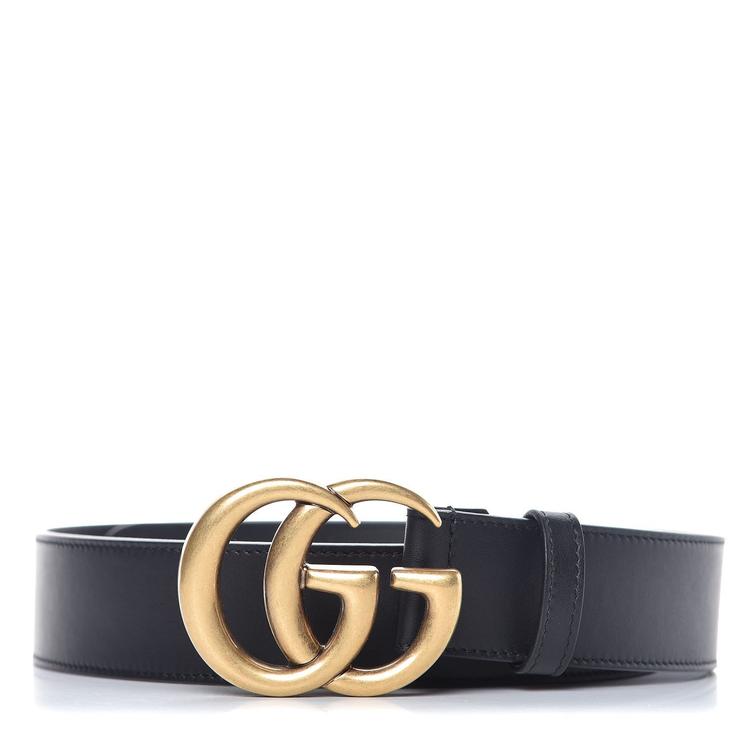 Gucci Calfskin Double G 40mm Belt 85 34 Black 1 of 7