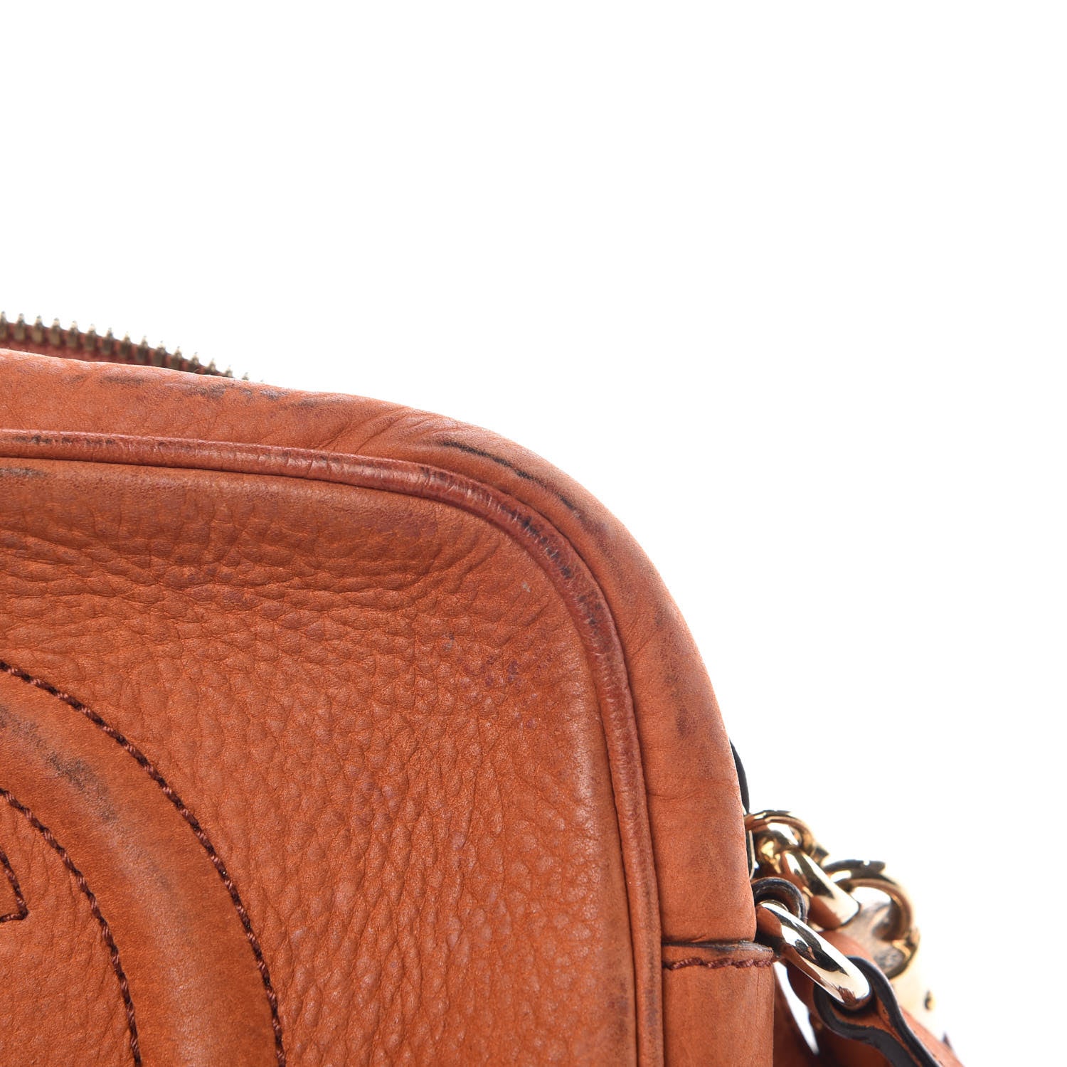 Gucci Vitello Range Small Soho Disco Bag Old Whisky 11 of 21