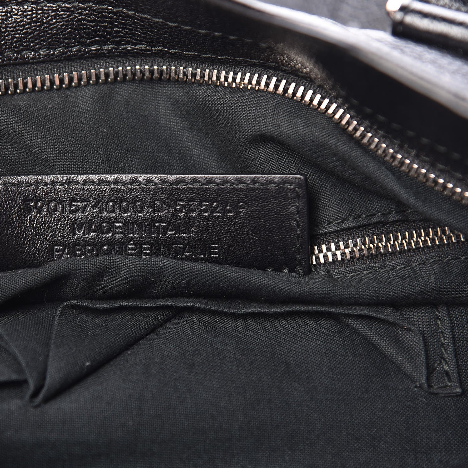 Balenciaga Chevre Silver Metallic Edge Hardware Velo Black 8 of 10