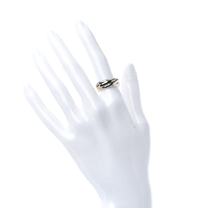 Cartier 18K Pink Yellow White Gold Les Must De Trinity Five Band Ring 51 5.75 2 of 4