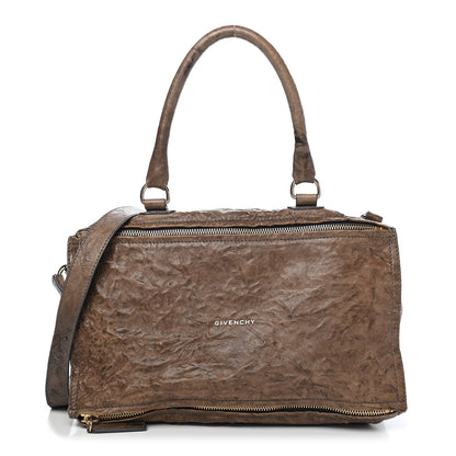 Givenchy Tumbled Sheepskin Large Pandora Brown 1 of 13