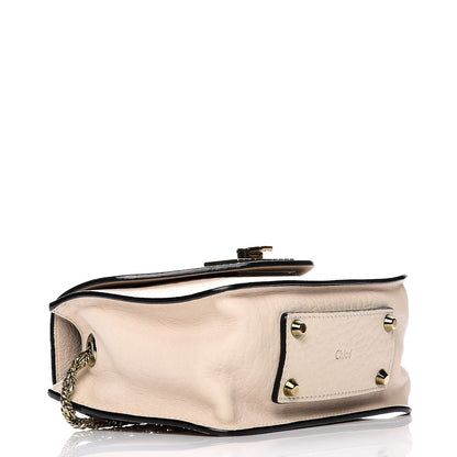 Chloe Grained Calfskin Mini Sally Flap Bag Beige 4 of 13