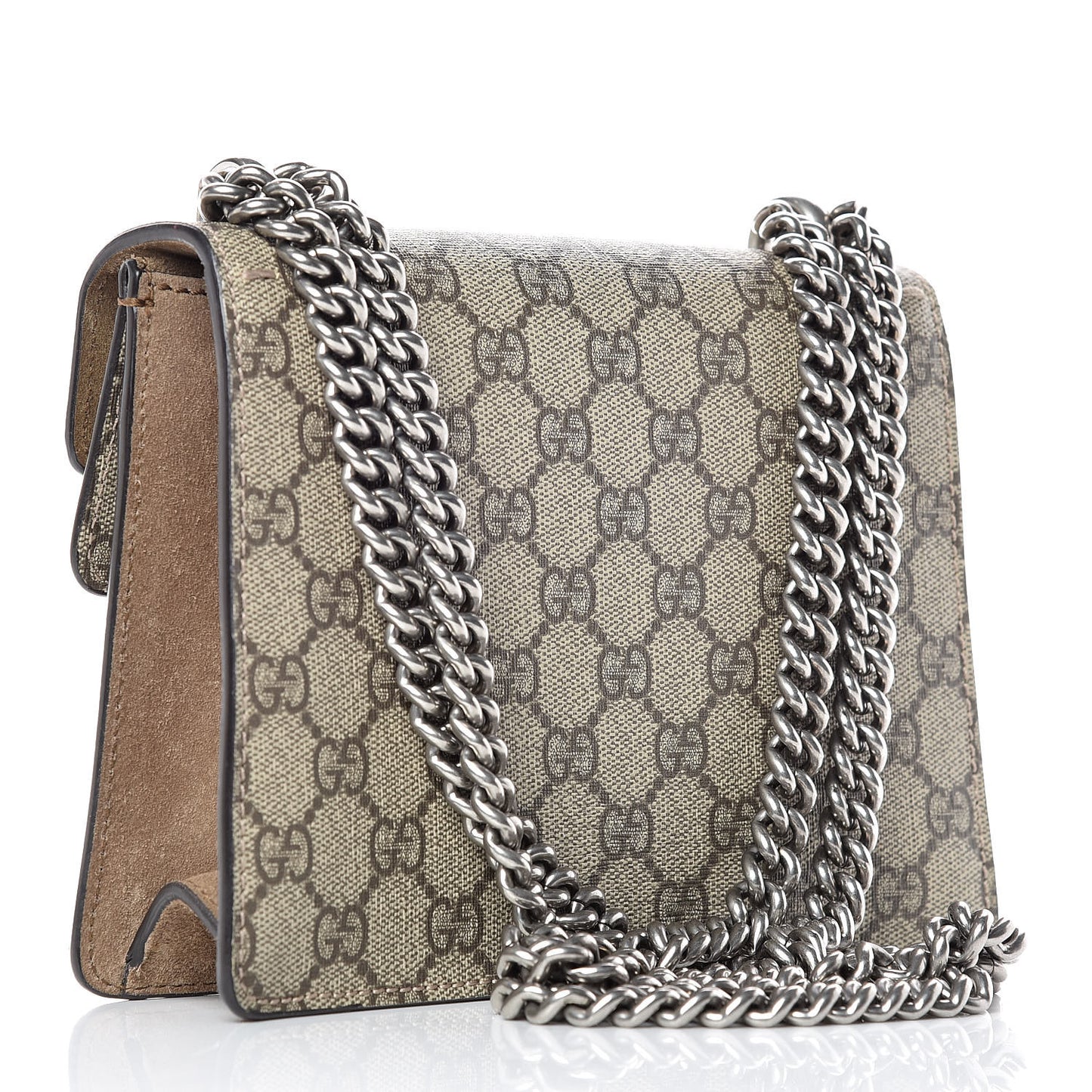 GG Supreme Monogram Mini Dionysus Shoulder Bag Taupe
