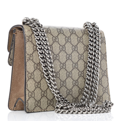 Gucci GG Supreme Monogram Mini Dionysus Shoulder Bag Taupe 3 of 10