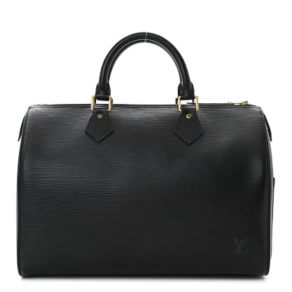 Louis Vuitton Epi Speedy 35 Black 1 of 12