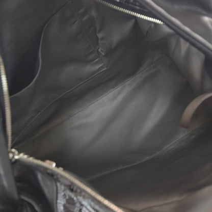 Chanel Patent Patchwork Brooklyn Hobo Black 6 of 10
