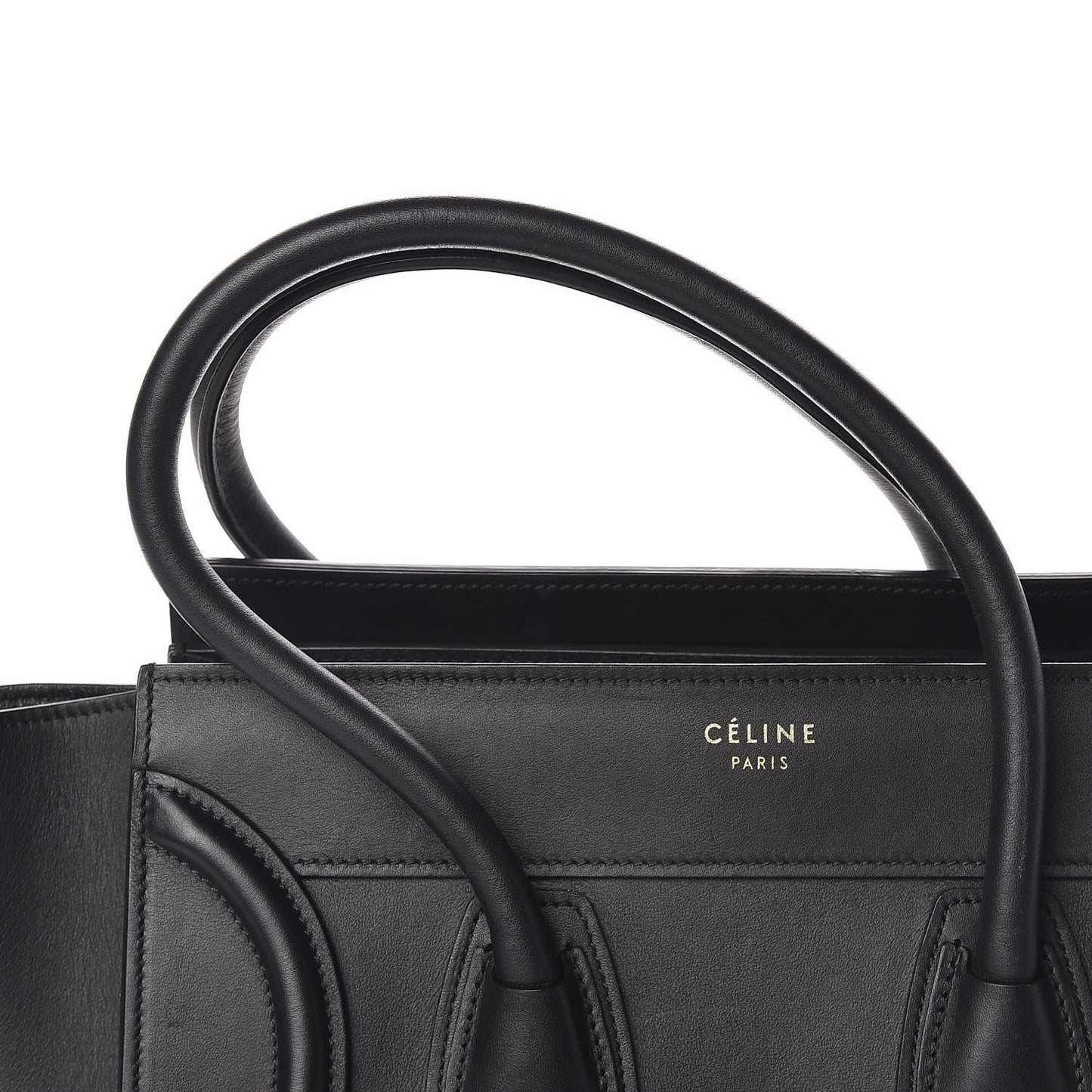 Smooth Calfskin Micro Luggage Black