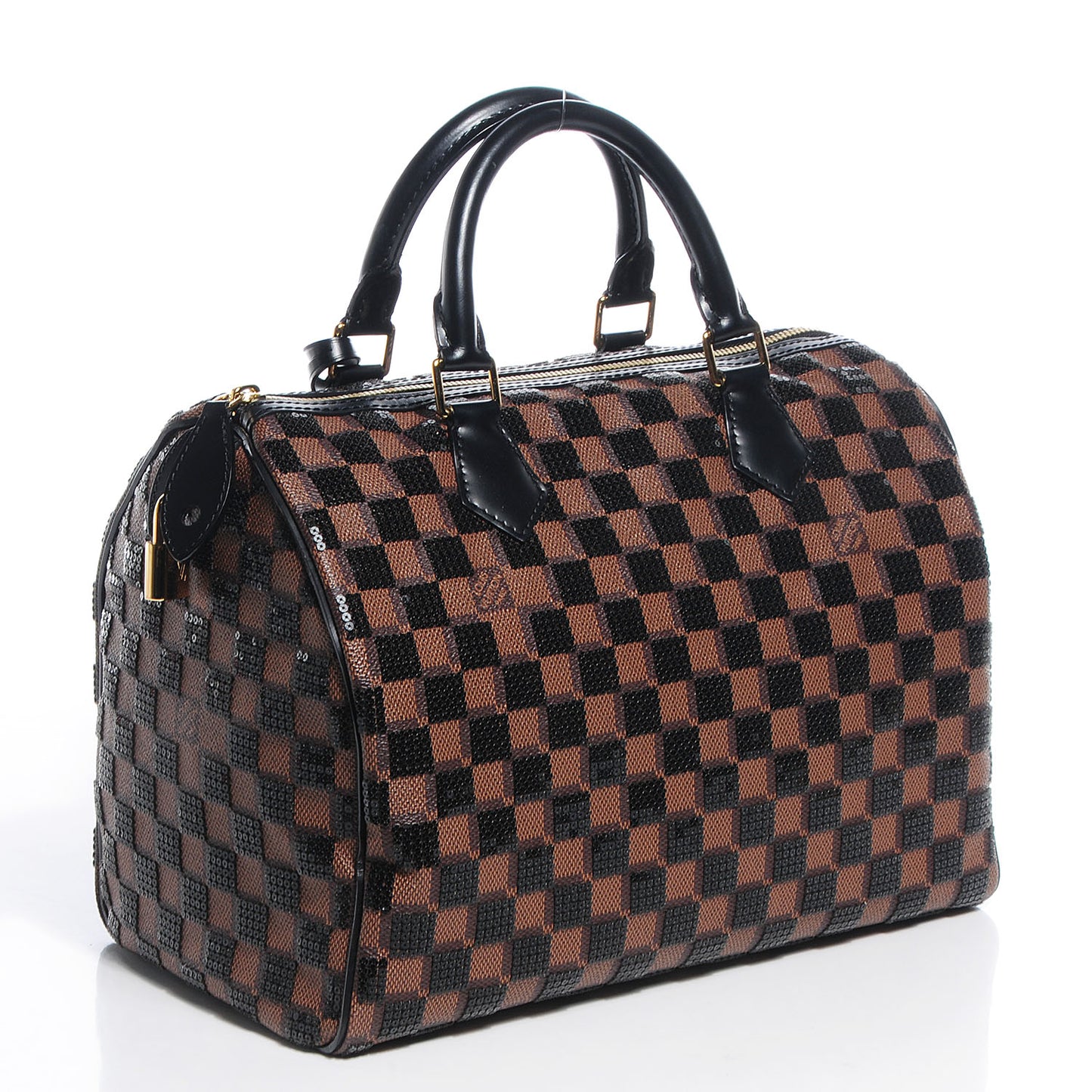Damier Paillettes Speedy 30 Black