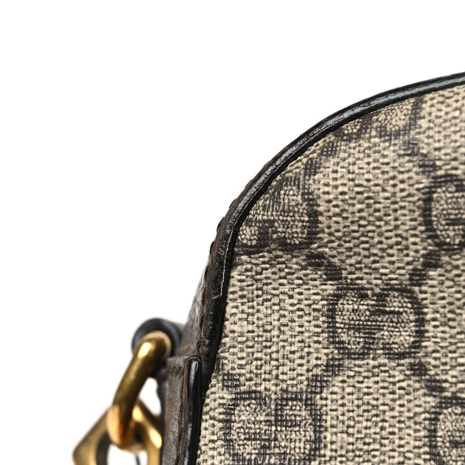 Gucci GG Supreme Monogram Web Neo Vintage Shoulder Bag Beige New Acero Crop 12 of 13
