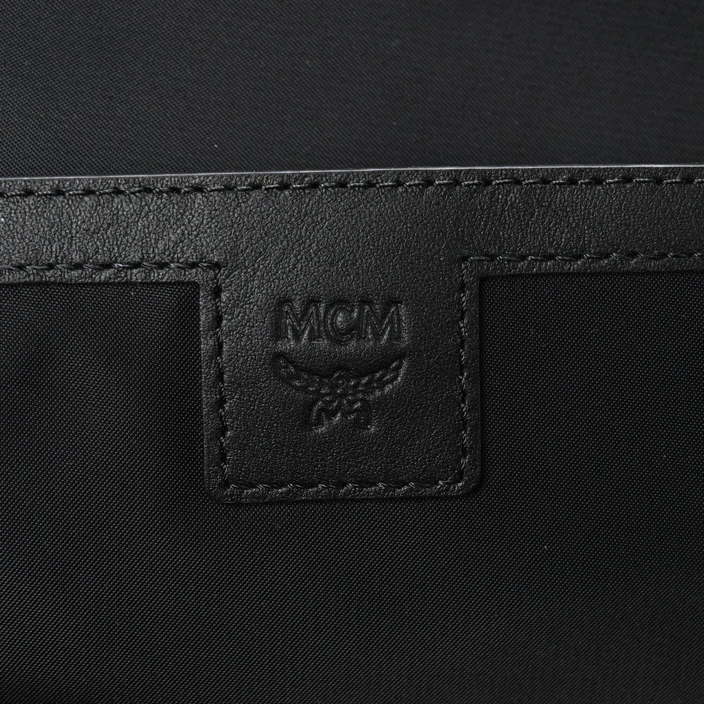 Cubic Monogram Medium Backpack Black Yellow