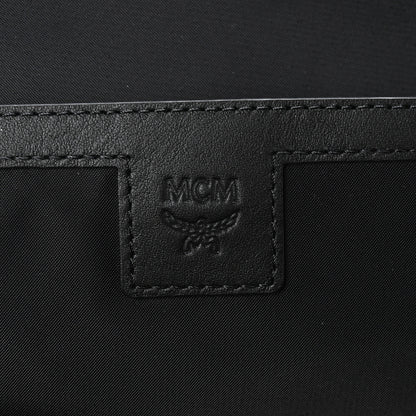 MCM Cubic Monogram Medium Backpack Black Yellow 5 of 10