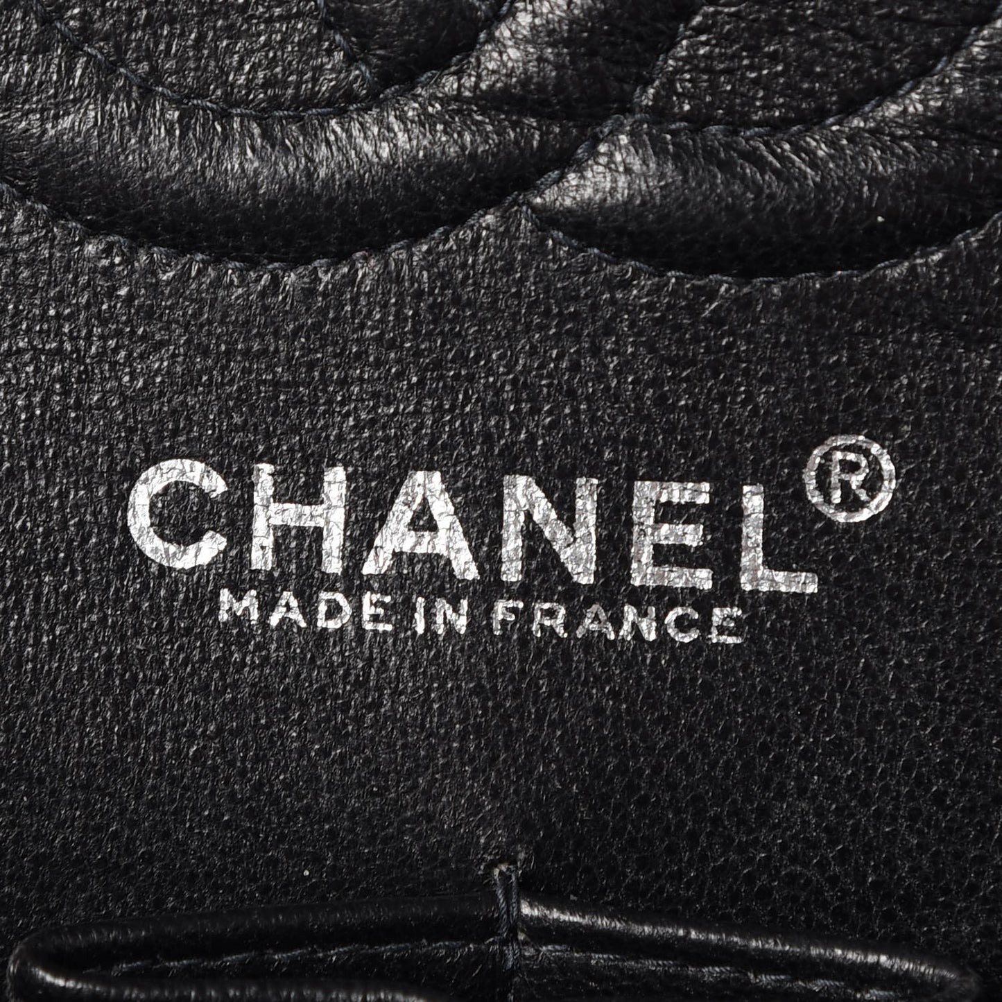 Patent Quilted Small Double Flap Black