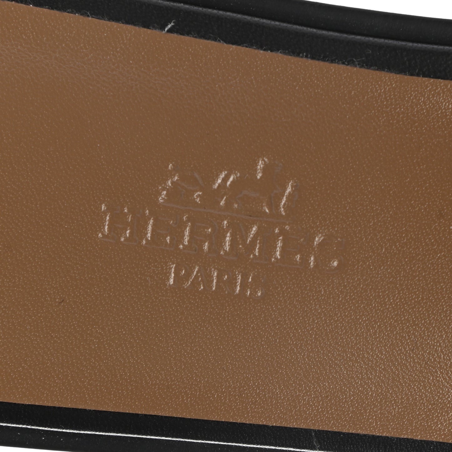 Box Calfskin Oran Sandals 38 Black
