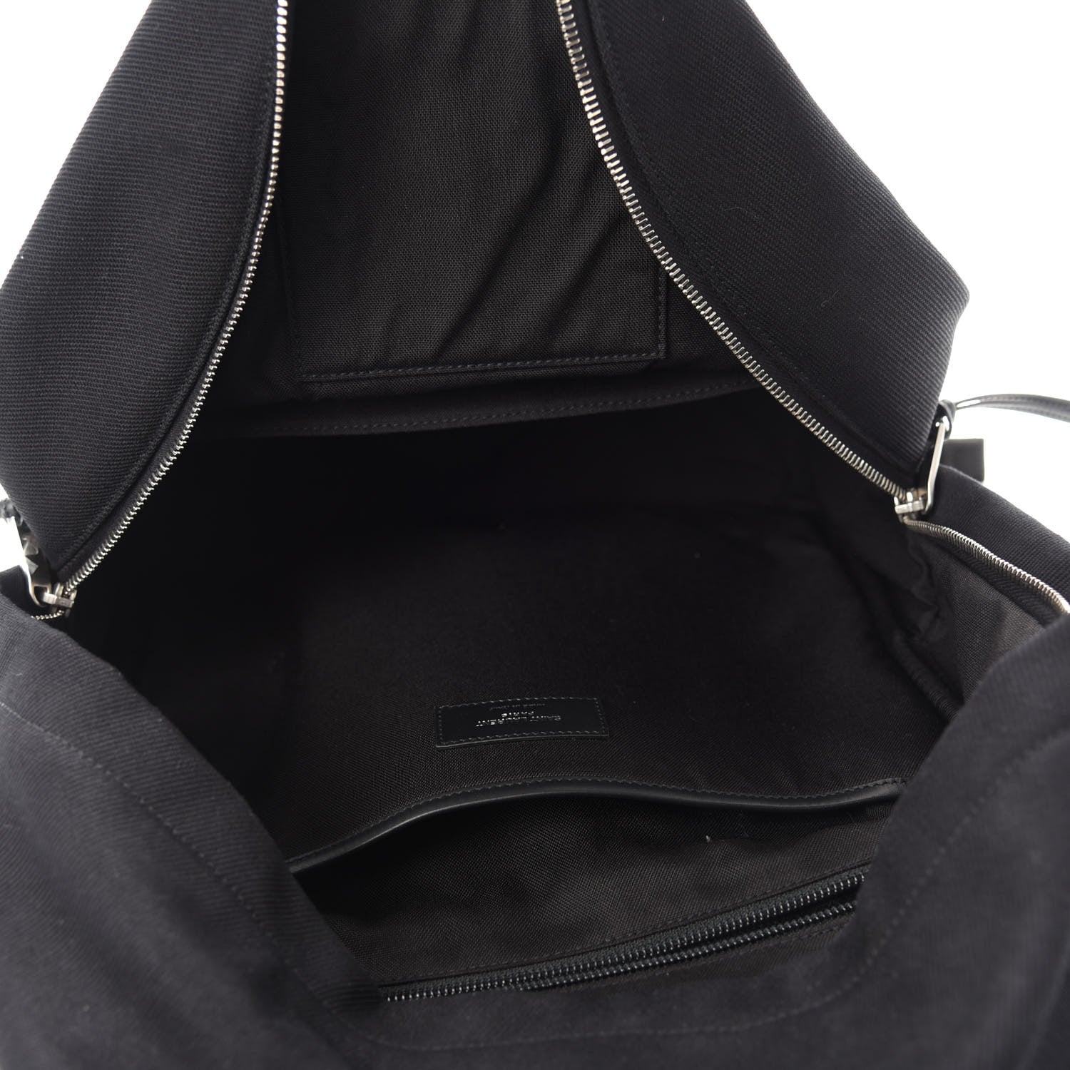 Saint Laurent Canvas SL Playing Cards City Backpack Black 5 of 10