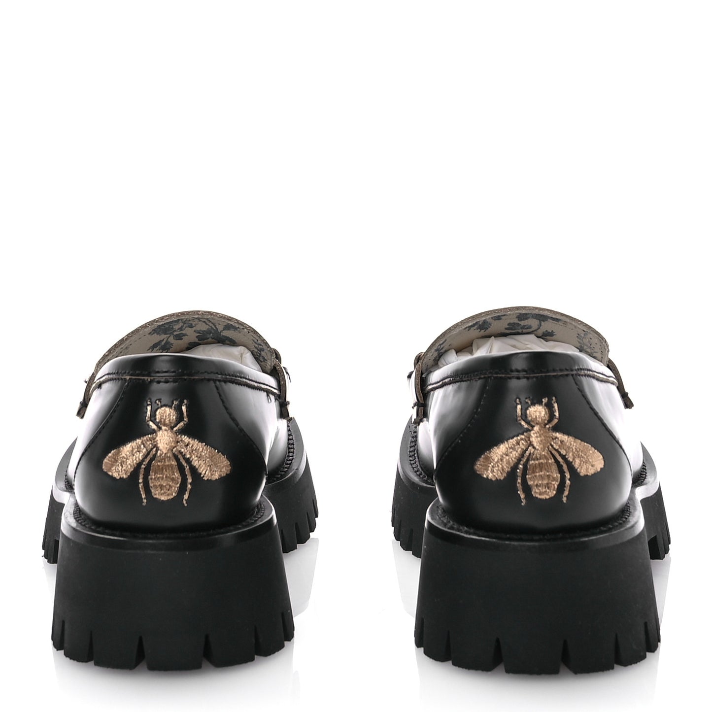 Cordovan Lux Womens Harald Horsebit 25mm Platform Loafers 35.5 Black