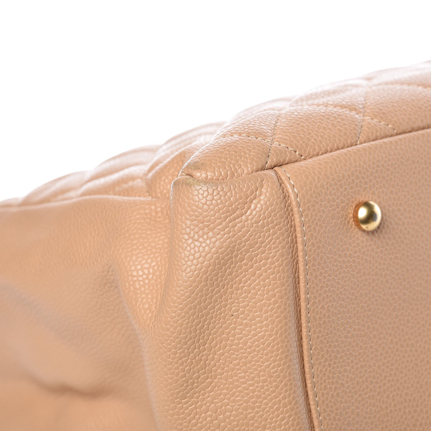 Chanel Caviar Quilted Grand Timeless Tote GTT Beige 11 of 21