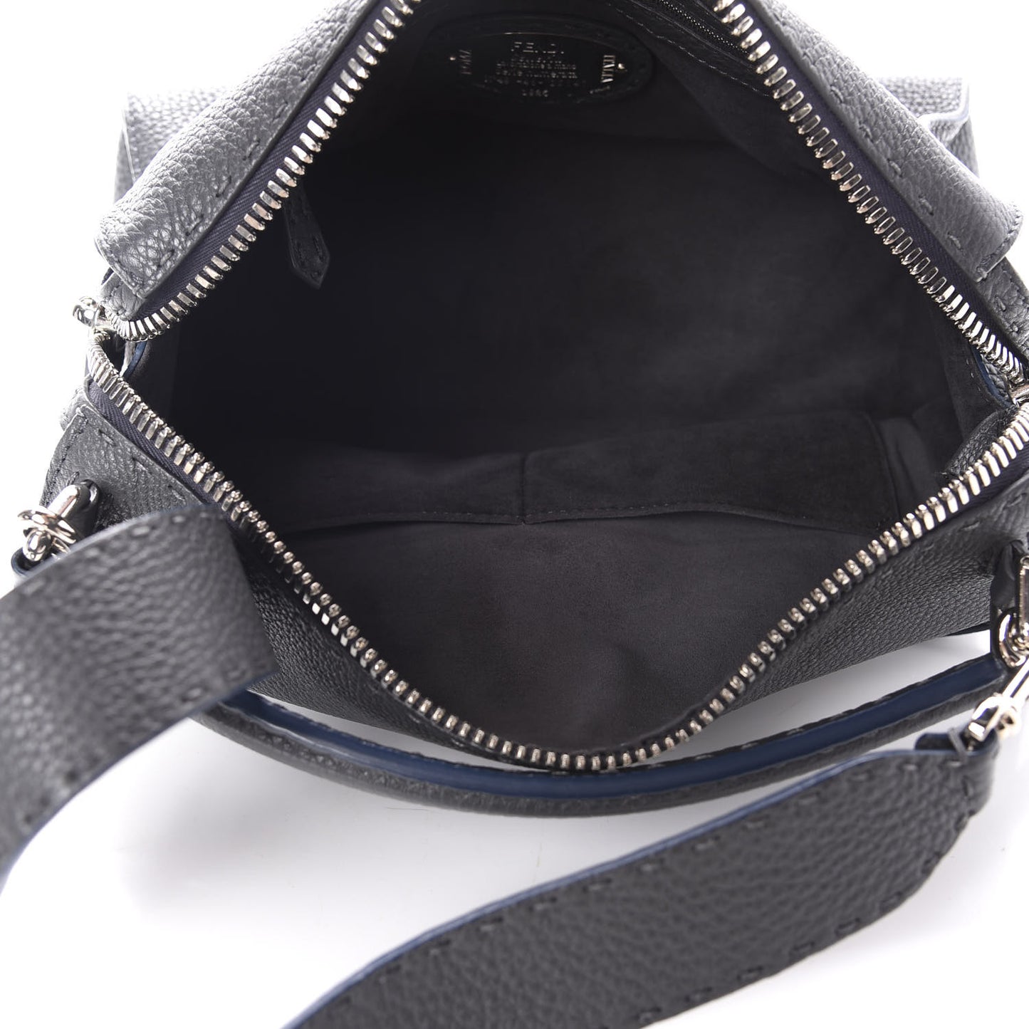 Cuoio Romano Selleria Lei Boston Tote Asfalto